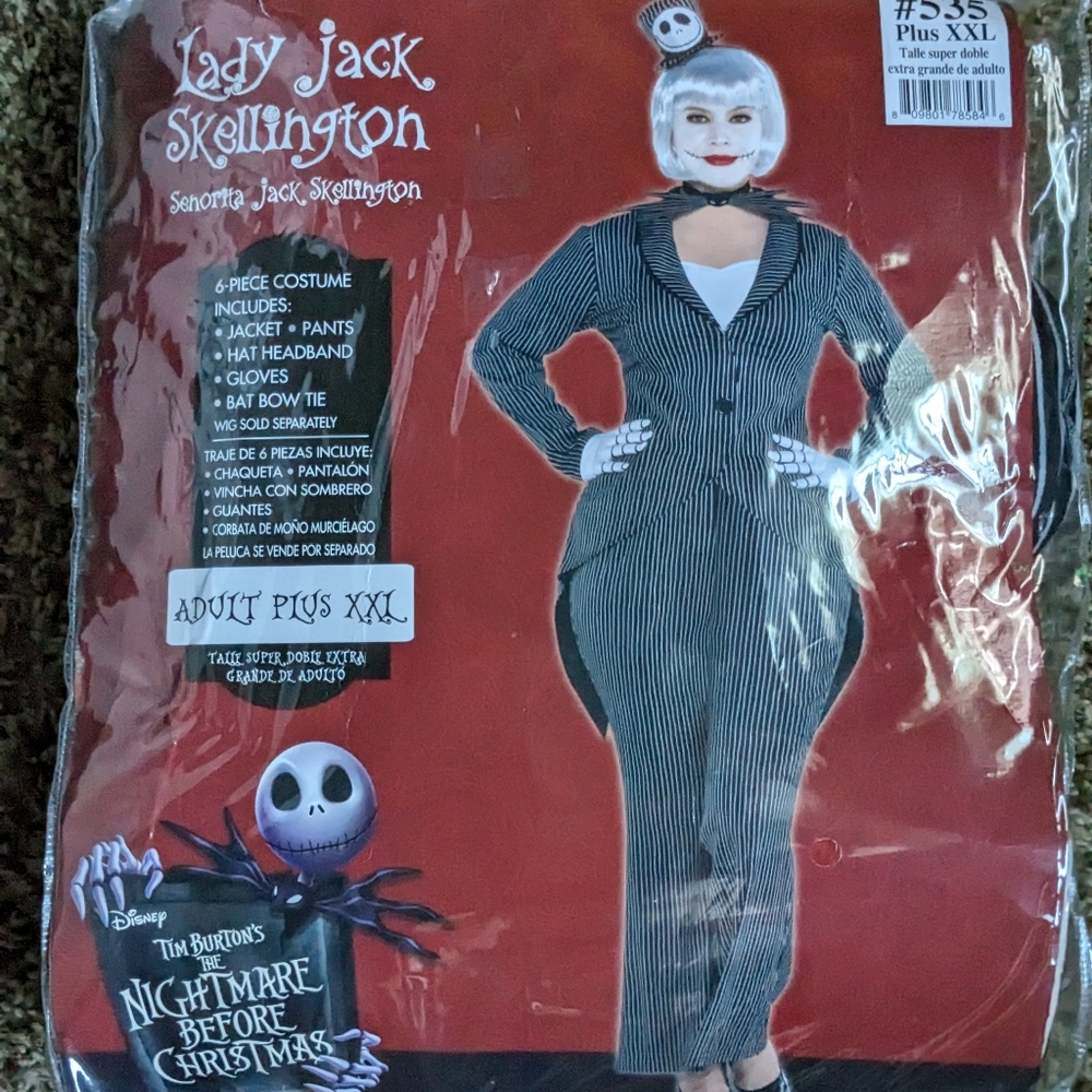 Lady Jack Skellington costume Plus size